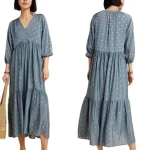 🔥Sale🔥 Anthropologie Napoli Tiered Bohemian Maxi Dress (M)